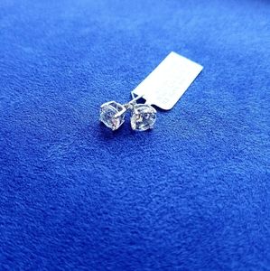 NWT White Sapphire Earrings